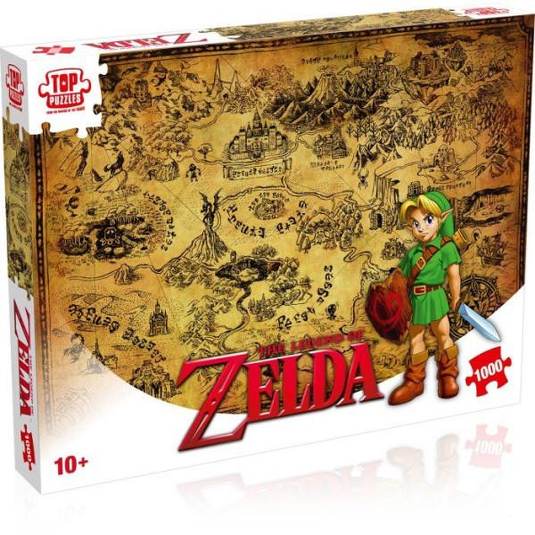 Winning Moves Puzzle - WINNING MOVES - The Legend of Zelda Hyrule - 1000 pieces - Des 10 ans