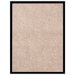 VIDAXL Paillasson Beige 60x80 cm