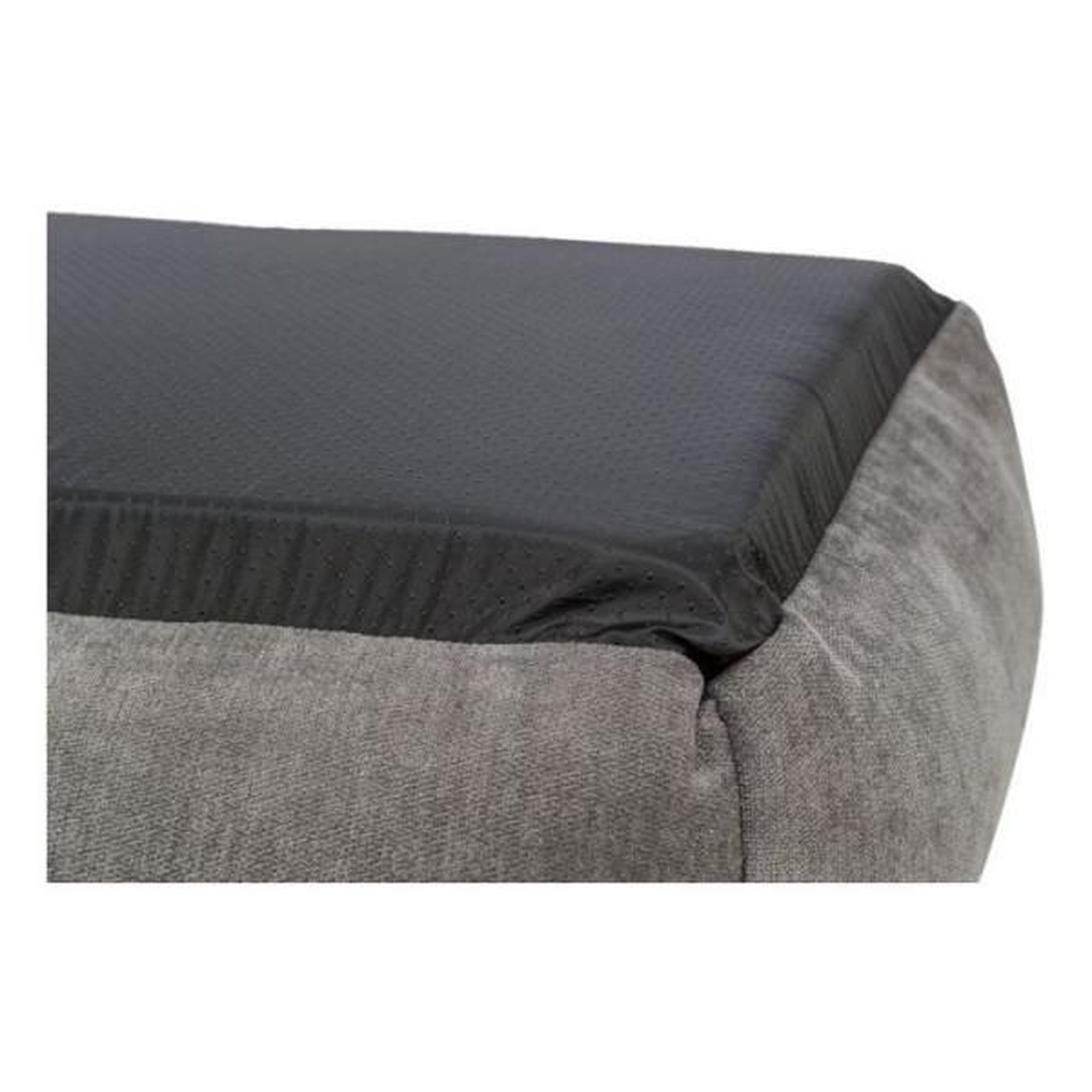 Voir la diapositive 2 : Trixie Panier pour chien - TRIXIE - VITAL LENNOX - Tissu chenille - 100 x 70 cm - Gris