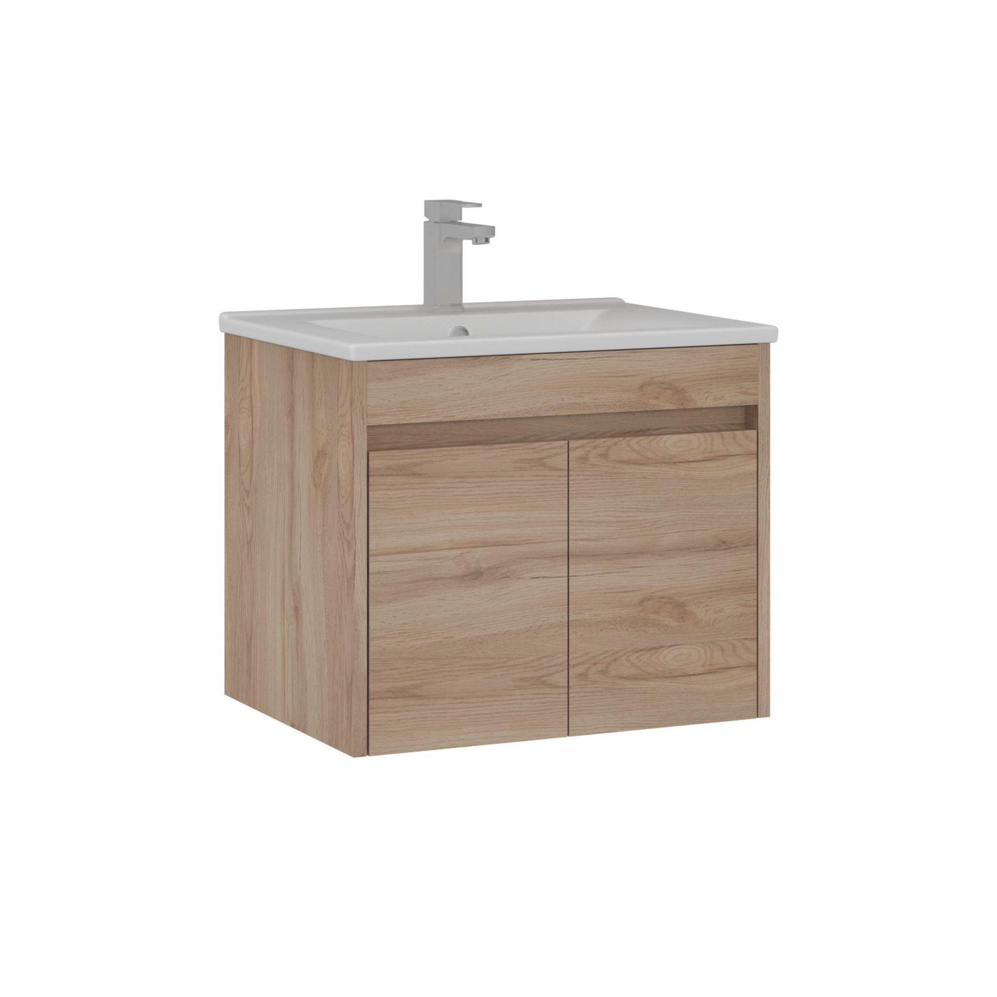 Habitat et Jardin Meuble Vasque  Side 65 v2  - 65 x 45 x 52 cm - Oak