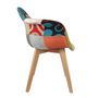 Voir la diapositive 3 : Paris Prix Lot de 2 Fauteuils  Patchwork  85cm Multicolore