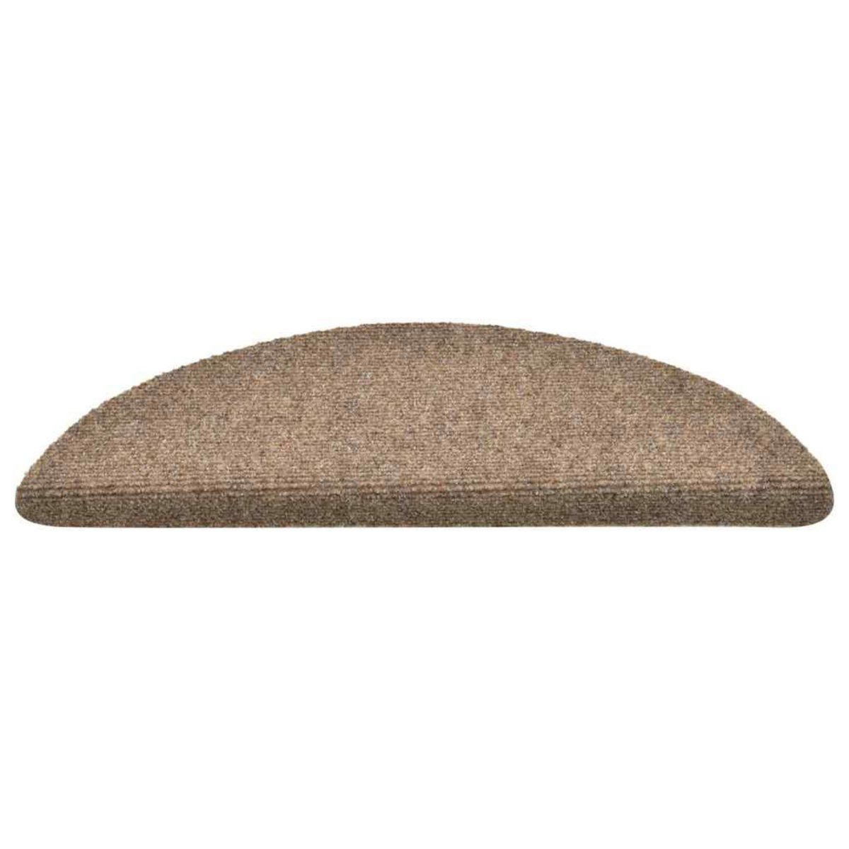 VIDAXL Tapis d'escalier auto-adhesifs 30 pcs creme 56x17x3 cm