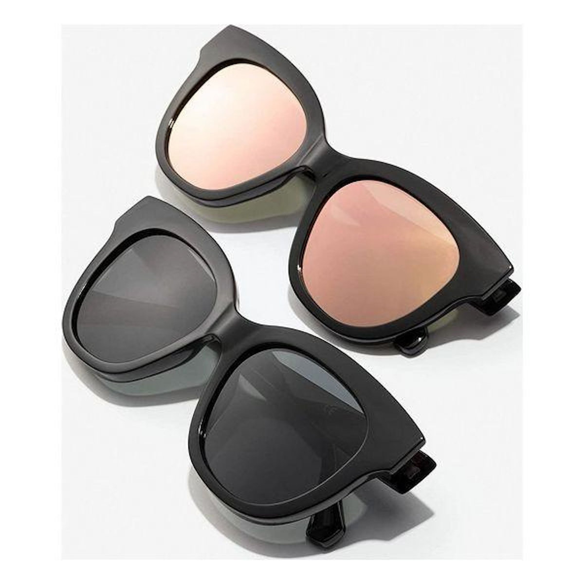 Hawkers Lunettes de soleil Unisexe Audrey Hawkers Or rose Noir