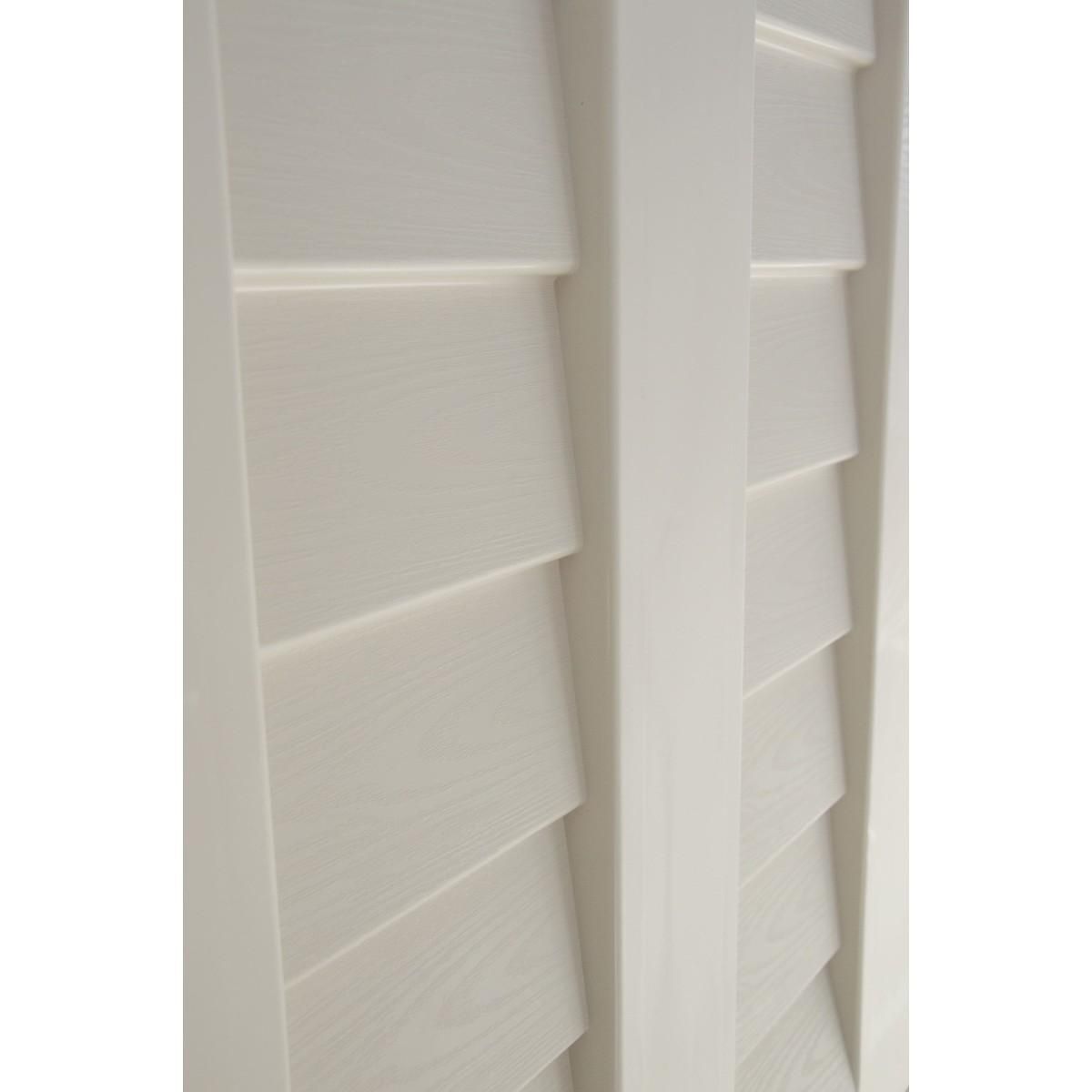 ART PLAST Abri de Jardin Extérieur 5500L Beige - Cabanon de jardin en Polypropylène 151x208x200 - Rangement Outils, Vélos, ARTPLAST