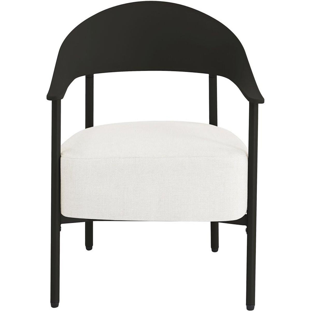 Habitat et Jardin Lot de 2 fauteuils de jardin en plastique et en métal  Céora  - Noir