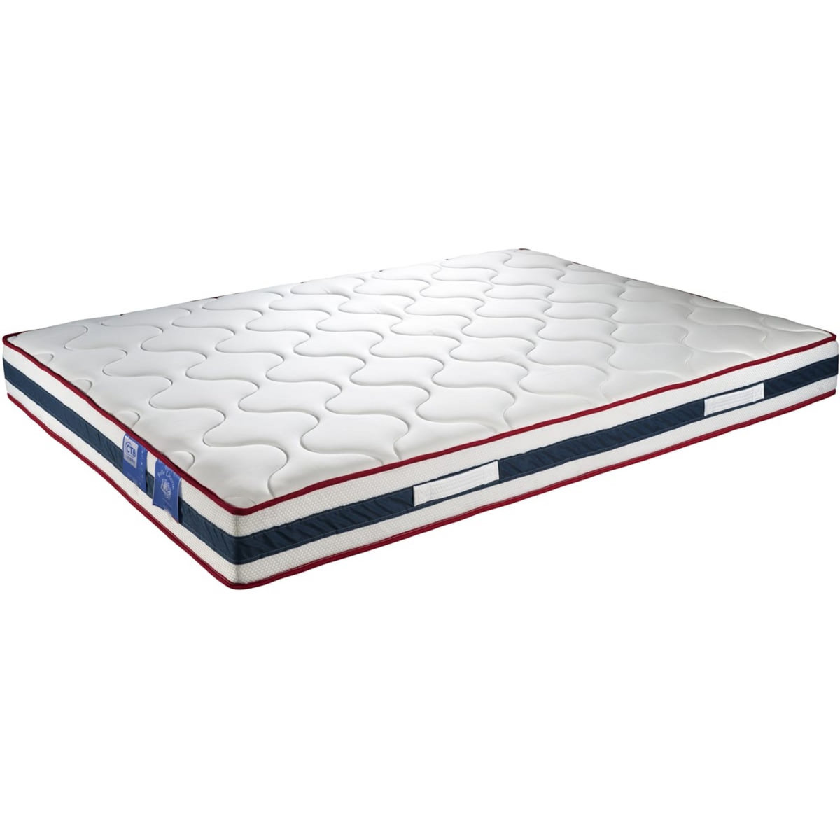 BELLE LITERIE BENOIST Ensemble matelas ressorts ensachés et sommier tapissier 160x200cm CONCORDE/ELOISE