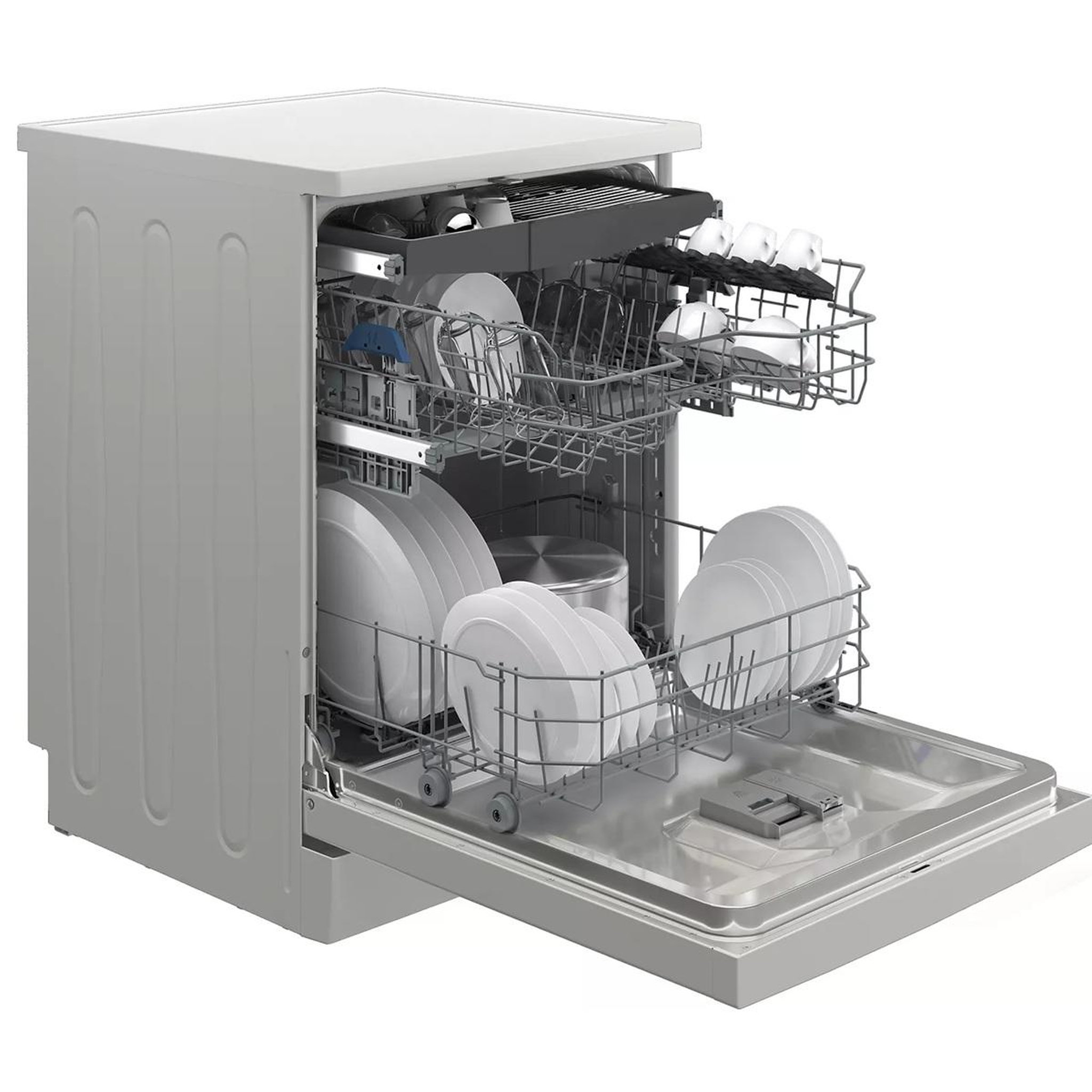 Voir la diapositive 3 : Beko Lave-vaisselle 60cm 15 couverts 41db blanc - BDFN26540WP