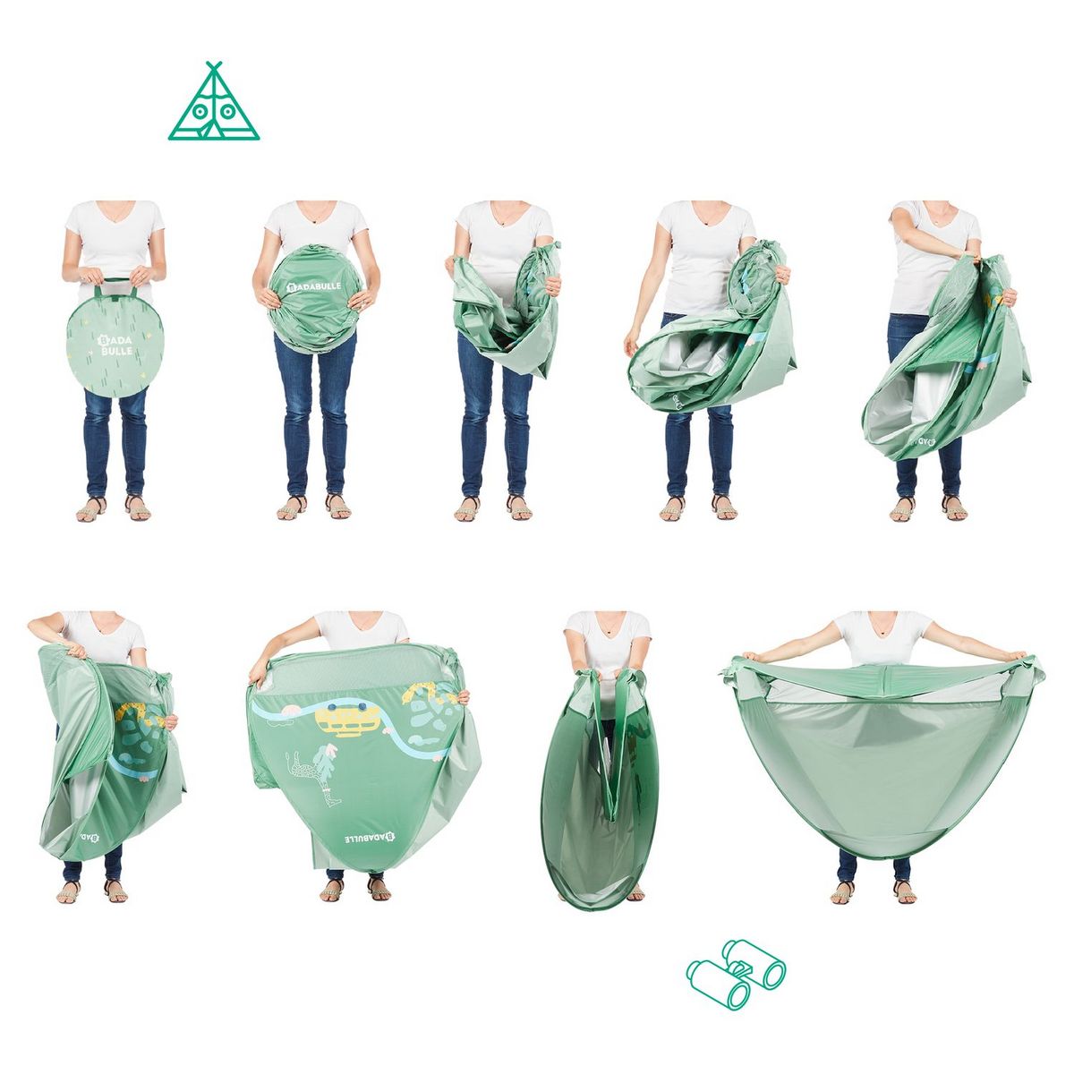 BADABULLE Tente Anti-UV 50+