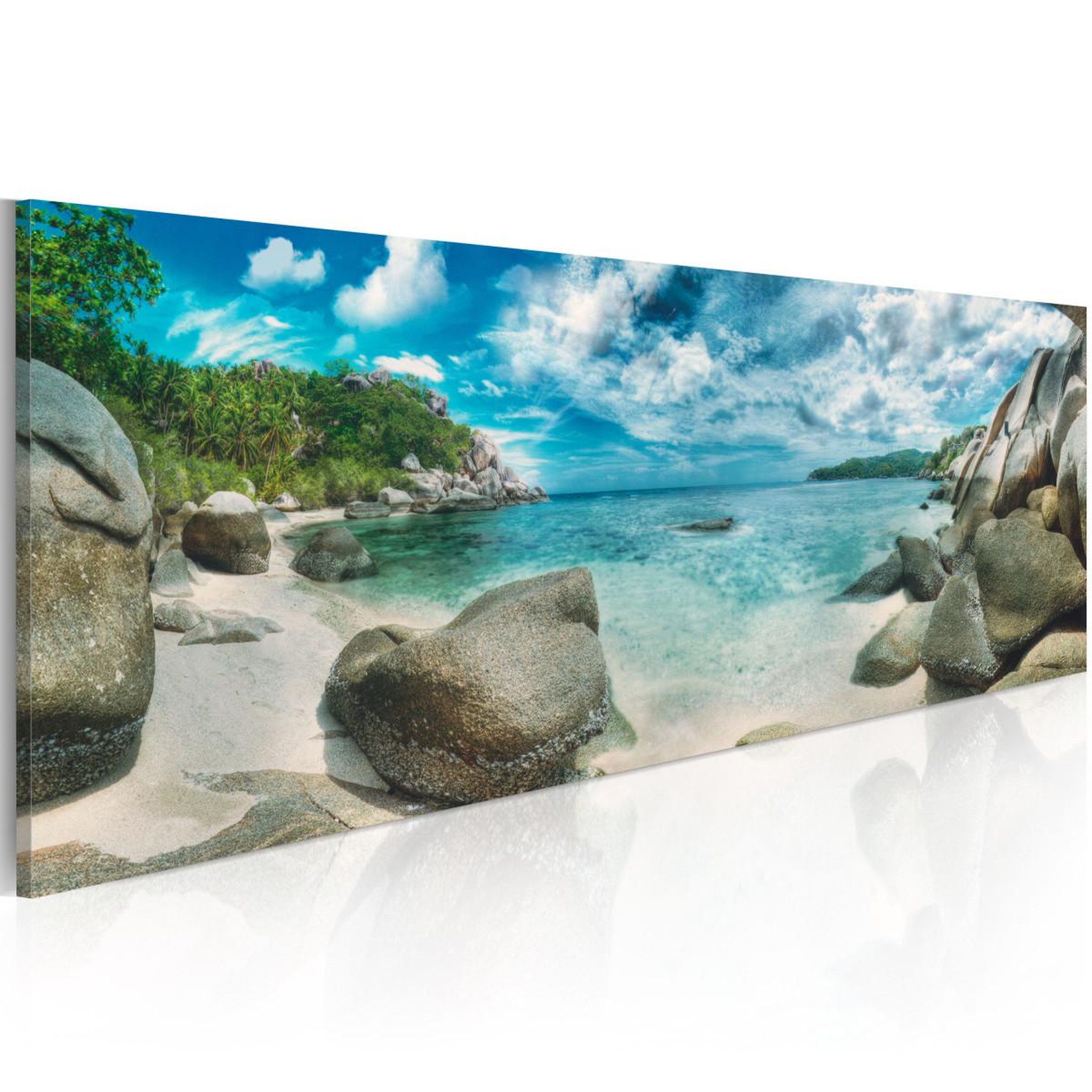 Paris Prix Tableau imprimé  turquoise paradise. Coloris disponibles : Multicolore