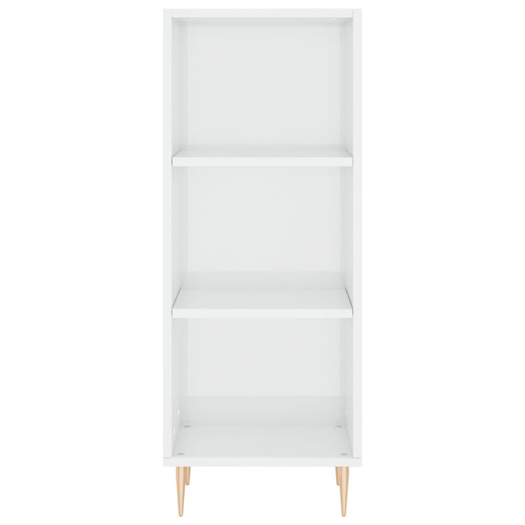 Voir la diapositive 4 : VIDAXL Buffet blanc brillant 34,5x32,5x90 cm bois d'ingenierie