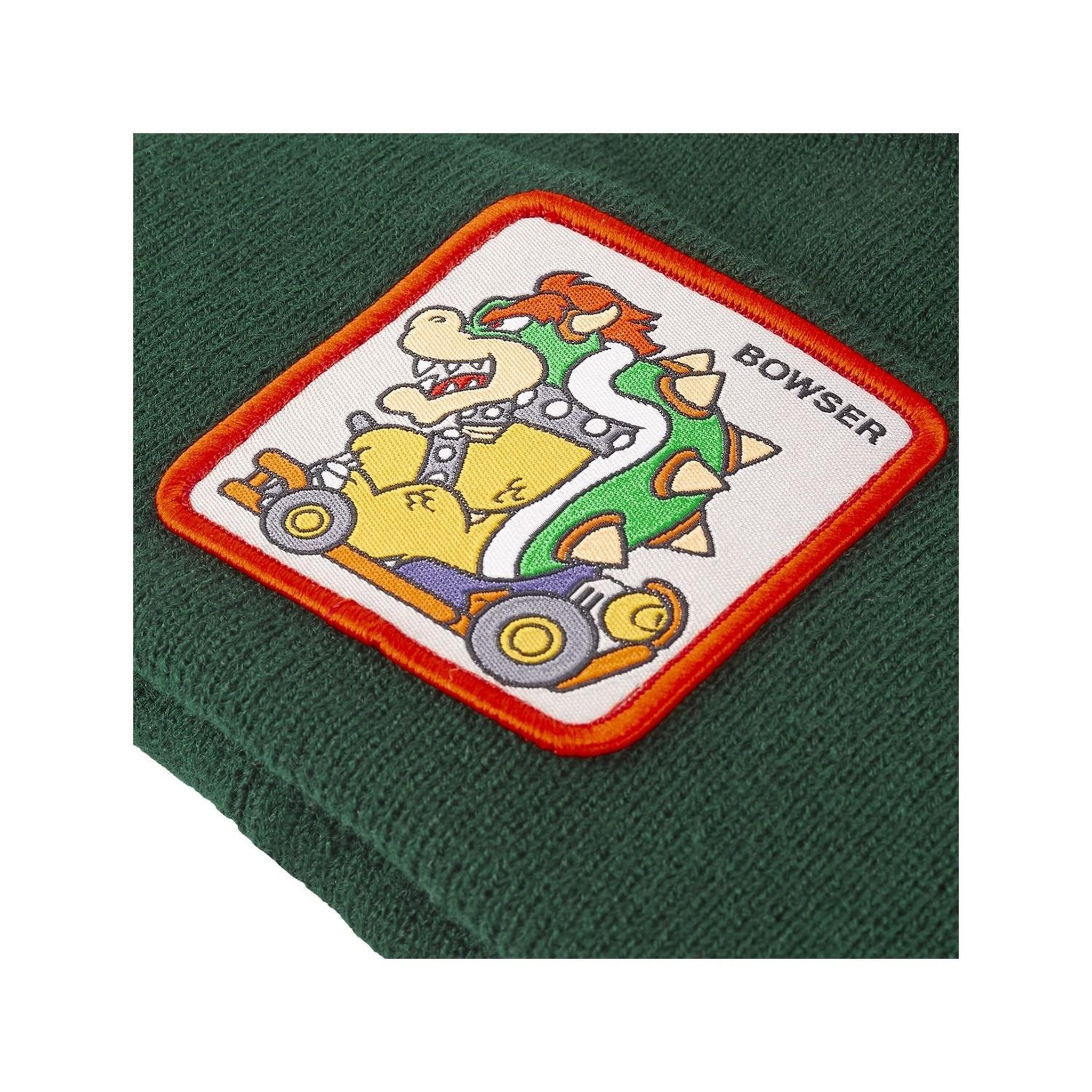 Voir la diapositive 2 : CAPSLAB Bonnet homme Super Mario Kart Bowser
