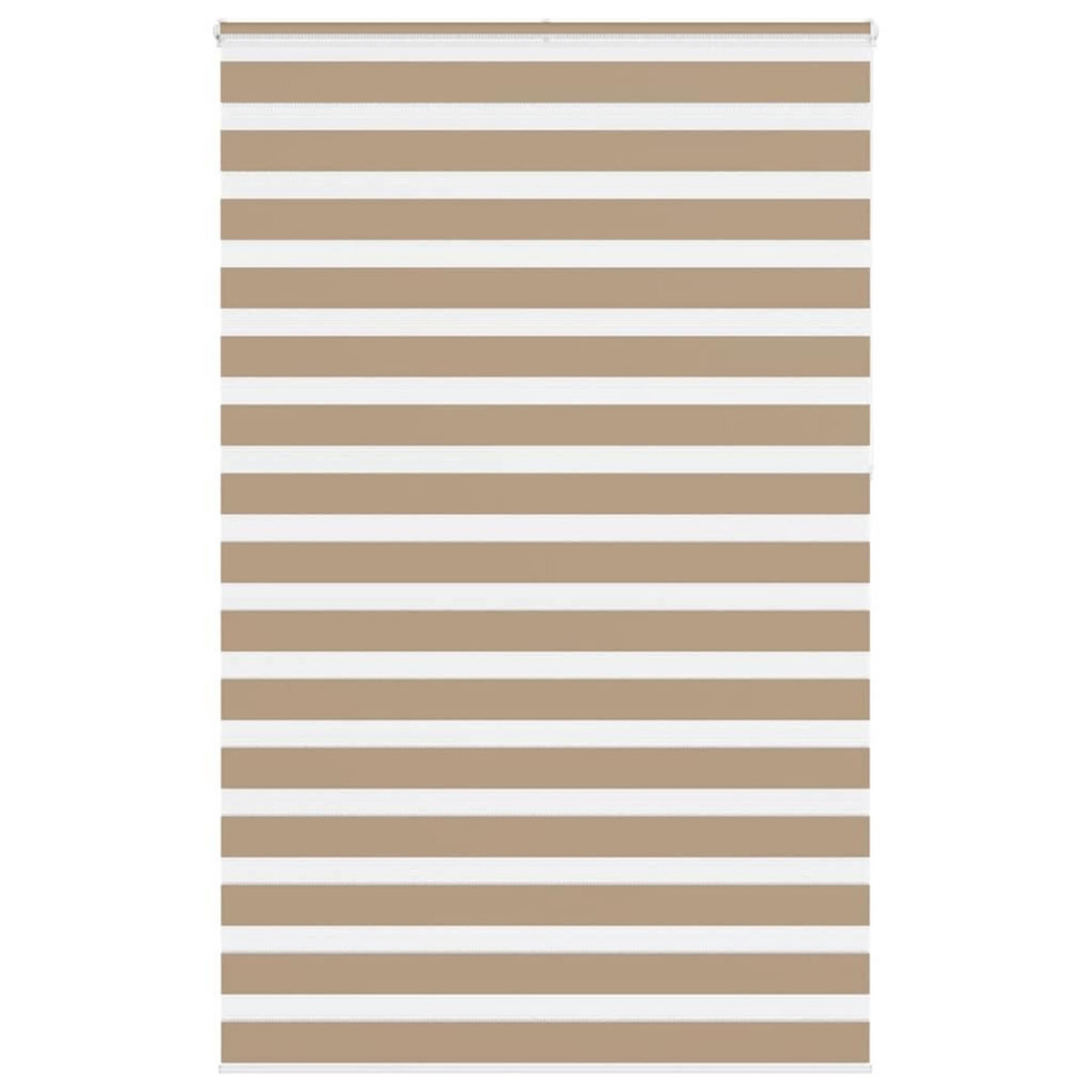 VIDAXL Store zebre marron sable largeur du tissu 145,9 cm polyester