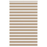 VIDAXL Store zebre marron sable largeur du tissu 145,9 cm polyester