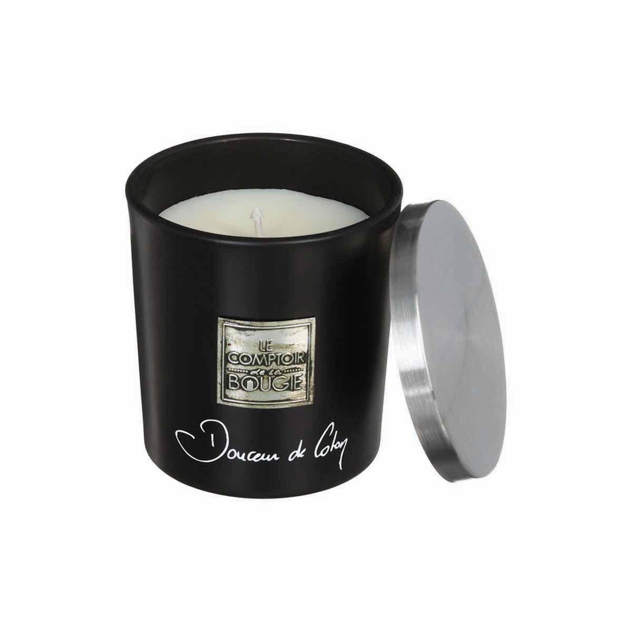 Voir la diapositive 2 : COMPTOIR DE LA BOUGIE Bougie parfumée  loyd  130g douceur coton