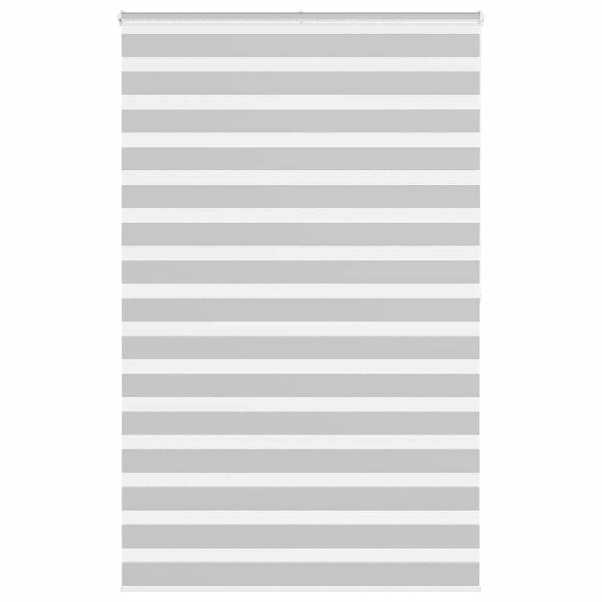 VIDAXL Store zebre gris clair largeur du tissu 145,9 cm polyester