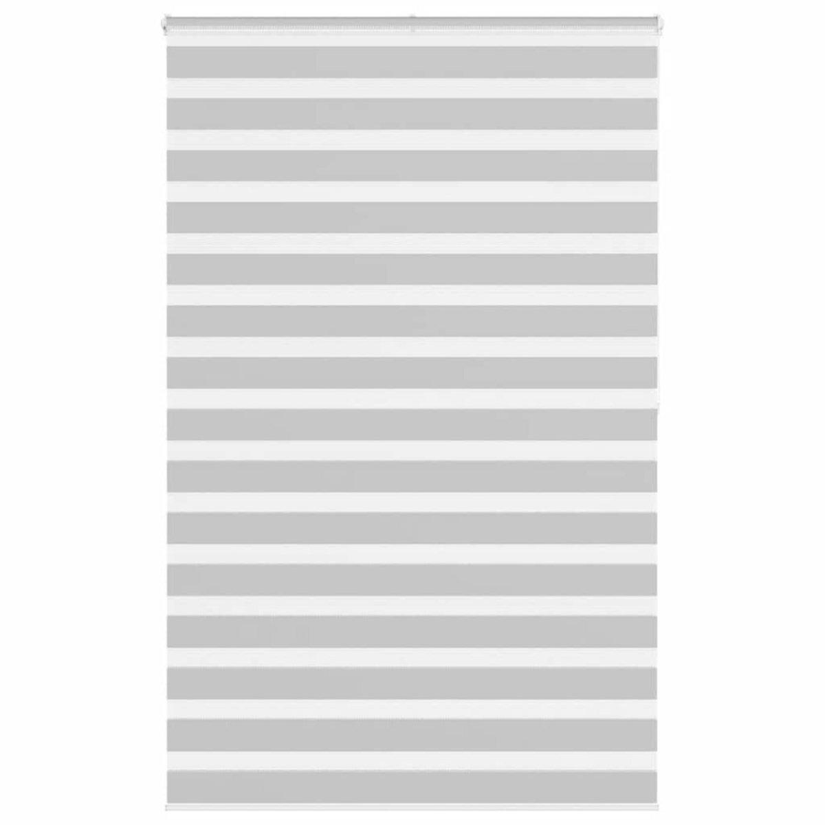 VIDAXL Store zebre gris clair largeur du tissu 145,9 cm polyester