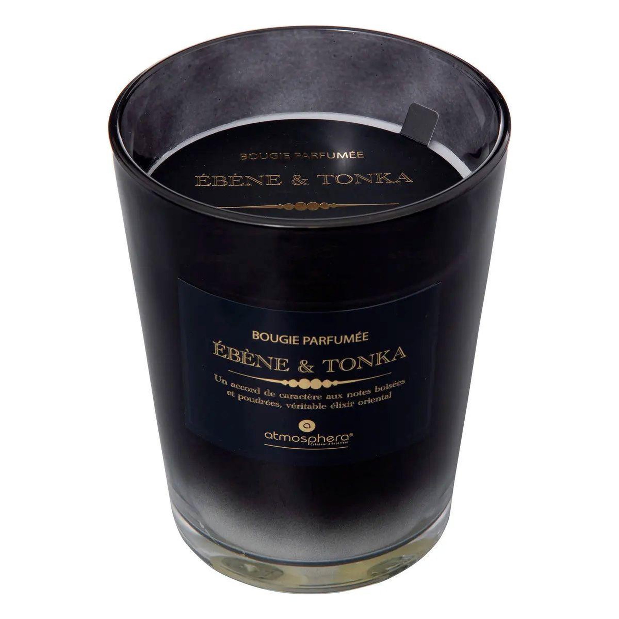 Voir la diapositive 2 : ATMOSPHERA Bougie parfumée  alma  855g ébène & tonka