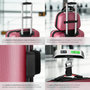 Voir la diapositive 4 : tectake Set de valises rigides 4 pièces, 3 Trolleys, 1 Vanity case, Balance et étiquette bagages inclus rouge bordeaux