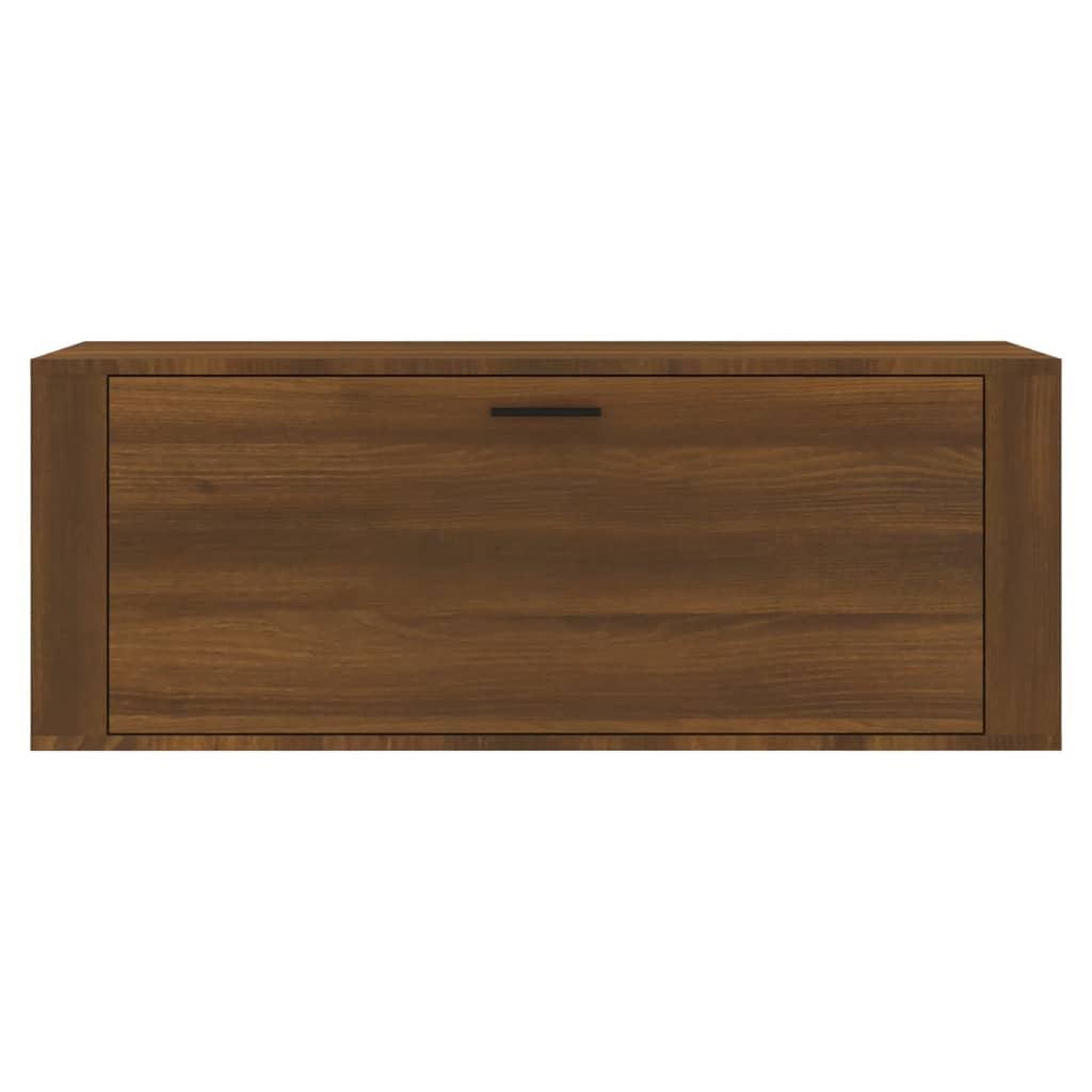 Voir la diapositive 5 : VIDAXL Armoire a chaussures murale Chene marron 100x35x38 cm