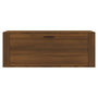 Voir la diapositive 5 : VIDAXL Armoire a chaussures murale Chene marron 100x35x38 cm