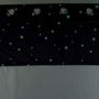 Voir la diapositive 6 : Paris Prix Rideau Voilage Phosphorescent  Moonlight  140x240cm Bleu