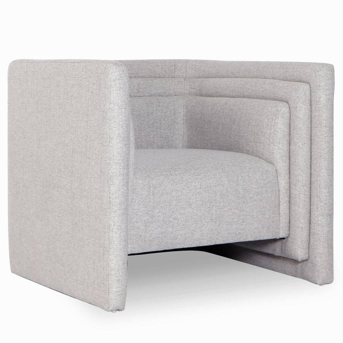 Paris Prix Fauteuil Design  Cubia  90cm Gris