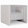 Voir la diapositive 2 : Paris Prix Fauteuil Design  Cubia  90cm Gris