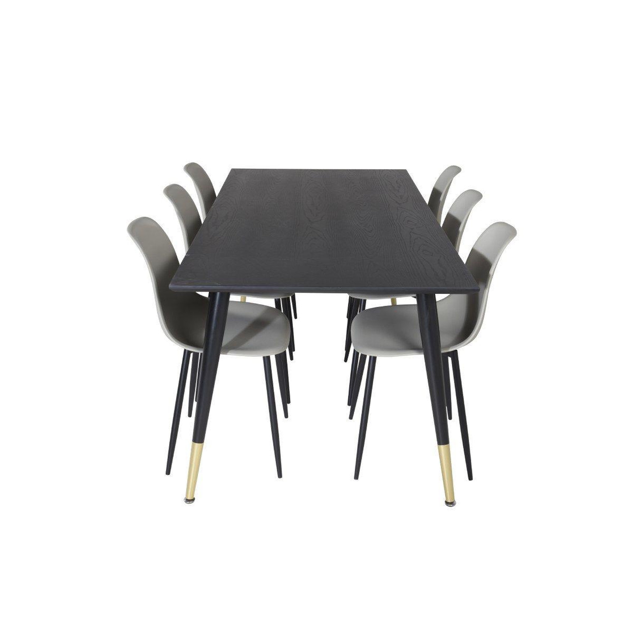 Voir la diapositive 3 : Paris Prix Table à manger design  dipp  180cm noir & or