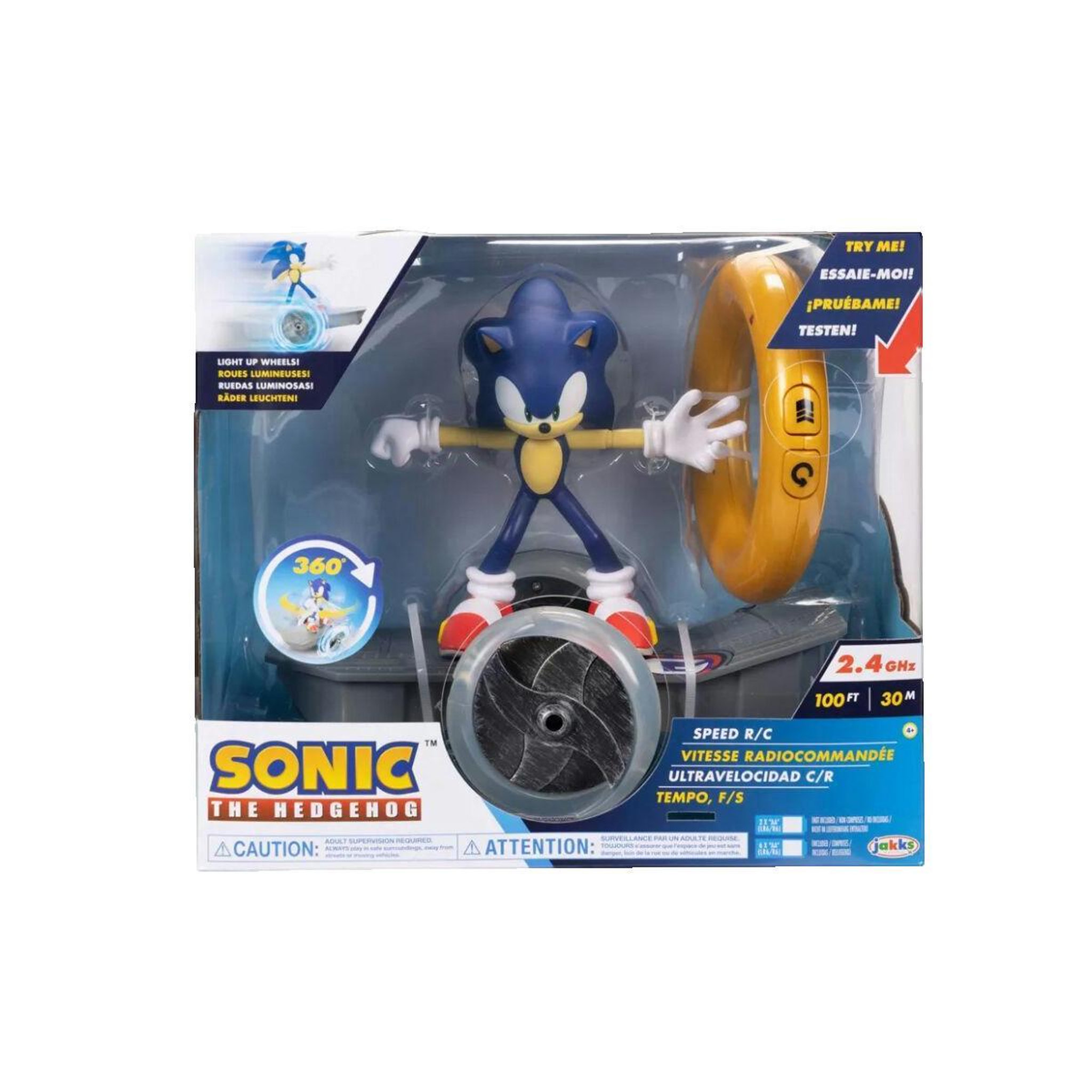 Jakks Pacific Véhicule radiocommandé Jakks Pacific Sonic The Hedgehog bleu