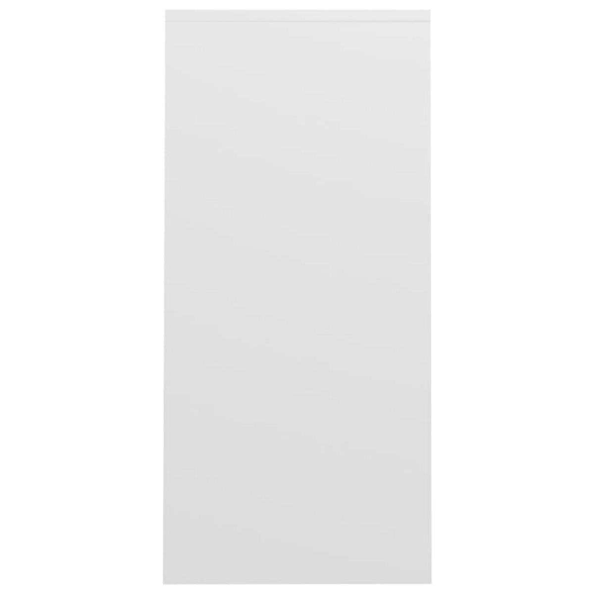 VIDAXL Bureau d'ordinateur portable blanc bois d'ingenierie