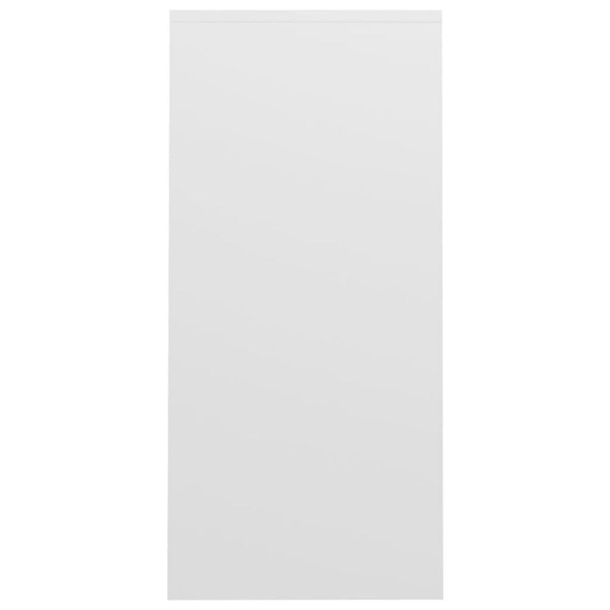 VIDAXL Bureau d'ordinateur portable blanc bois d'ingenierie