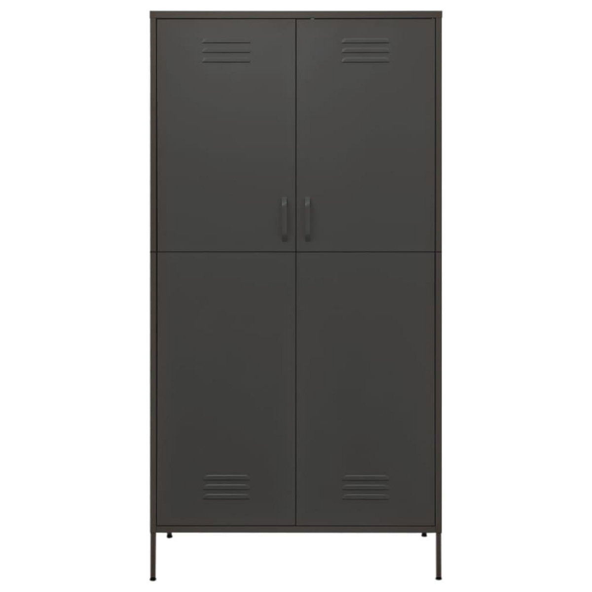 VIDAXL Garde-robe Anthracite 90x50x180 cm Acier