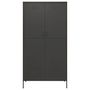 Voir la diapositive 3 : VIDAXL Garde-robe Anthracite 90x50x180 cm Acier