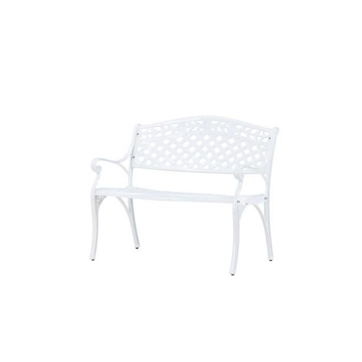 Paris Prix Banc de Jardin Design  Mafra  100cm Blanc
