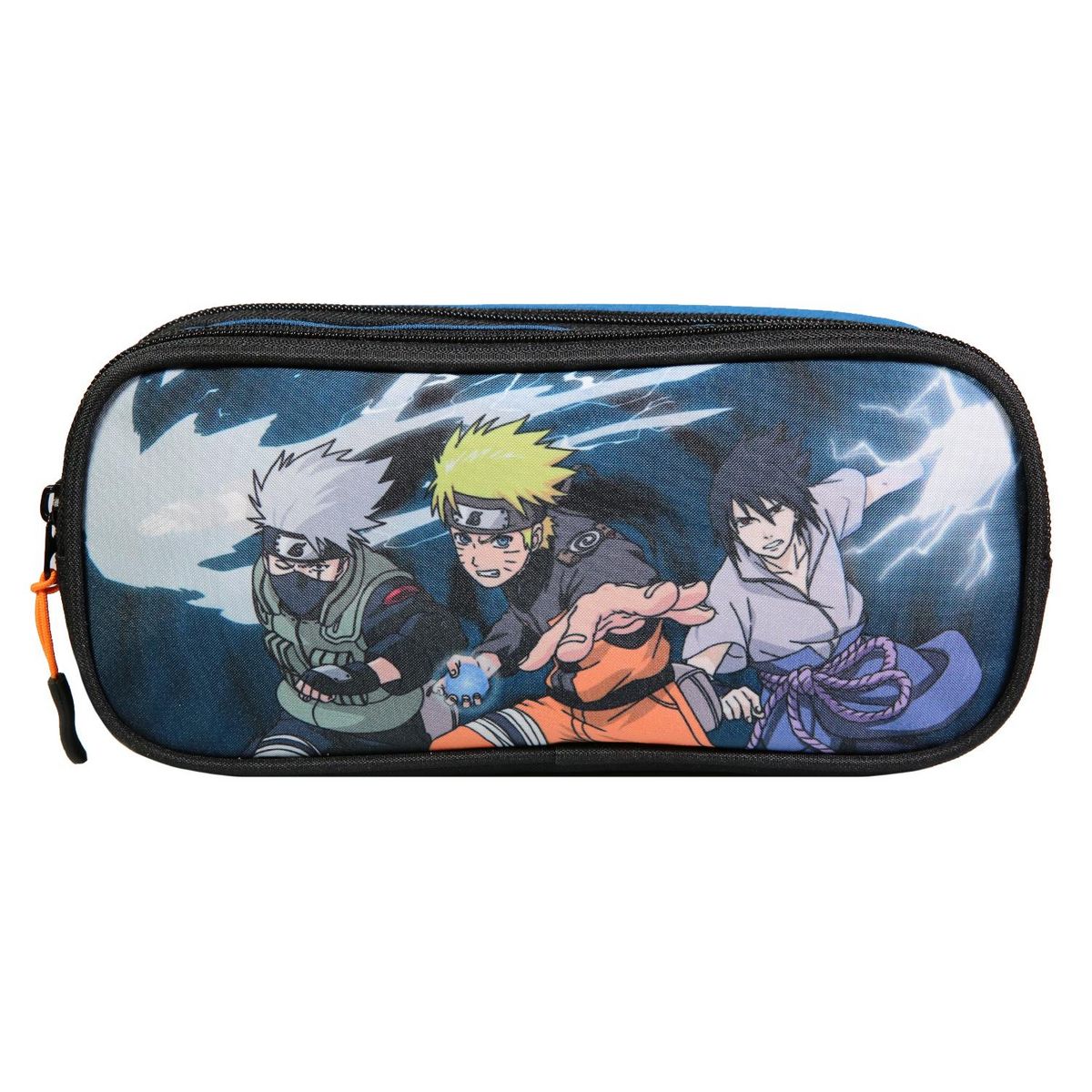 Bagtrotter BAGTROTTER  Trousse scolaire 2 compartiments Naruto Bleu