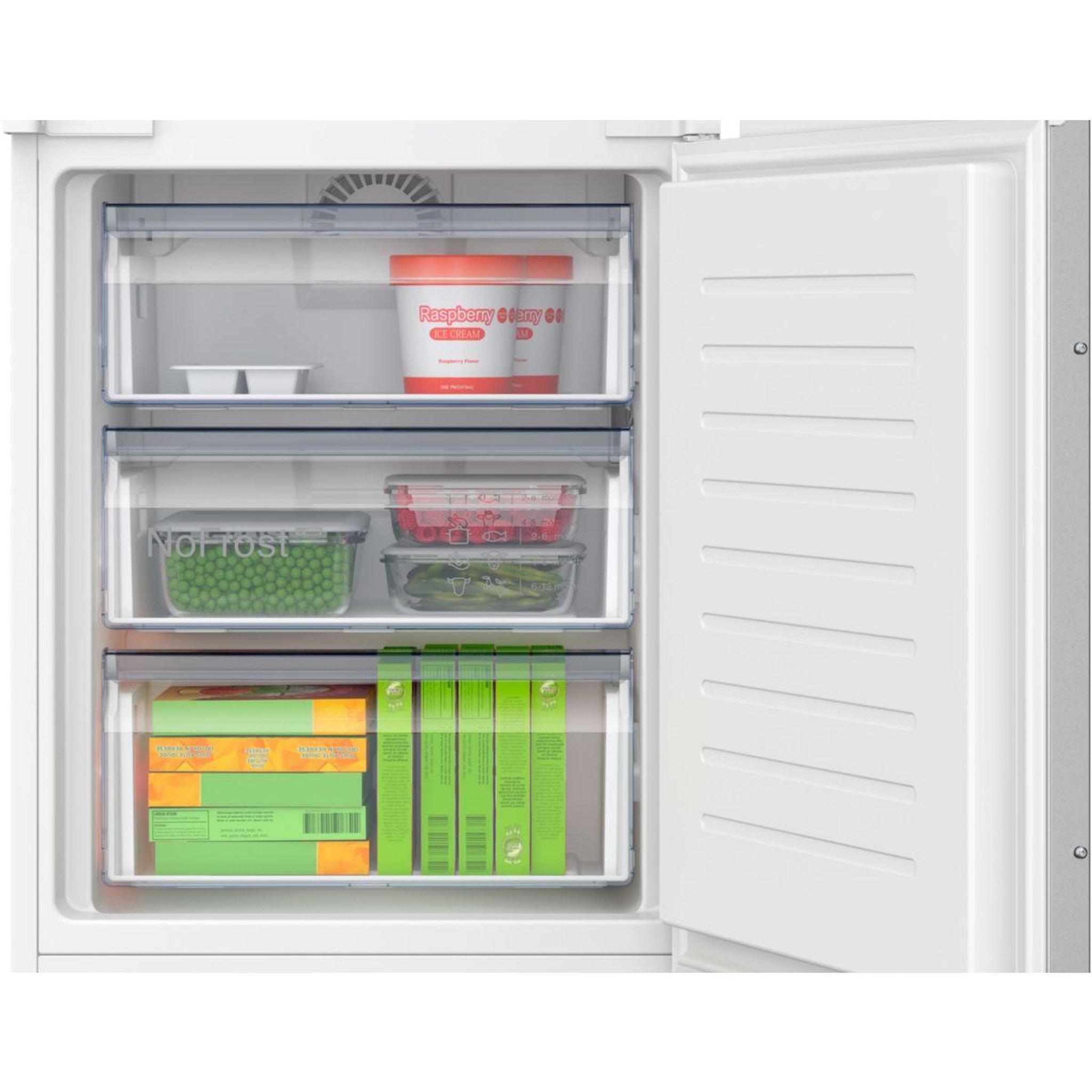 Voir la diapositive 5 : BOSCH Réfrigérateur combiné kin96nse0 série 2, xl