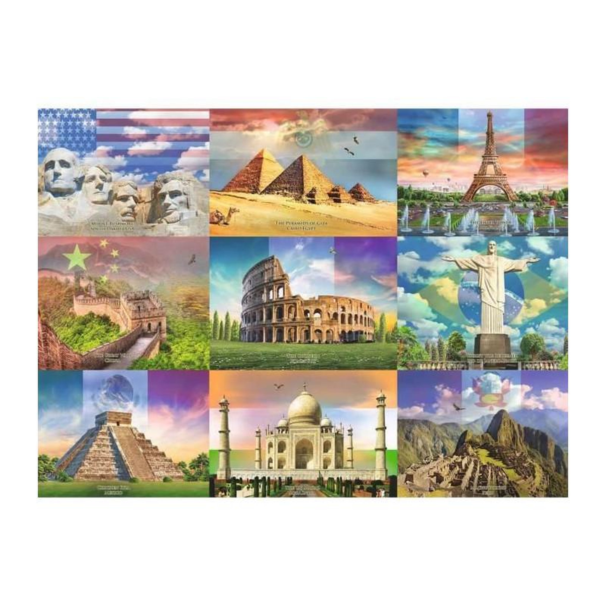 RAVENSBURGER Puzzle 200 pièces XXL - Monuments