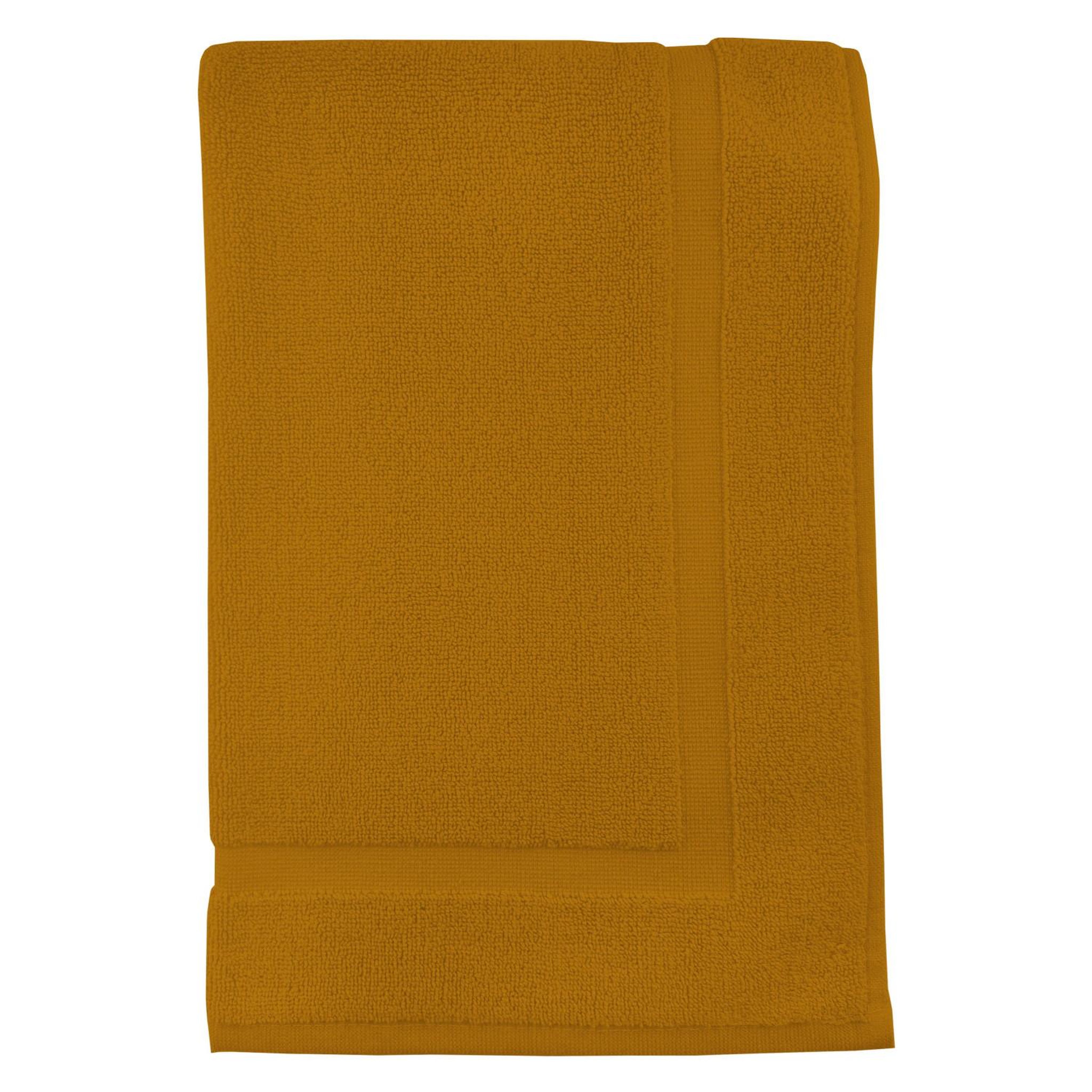Voir la diapositive 1 : SOLEIL D'OCRE Tapis de bain en coton 800 gr/m2 50x80 cm lagune, par soleil d'ocre