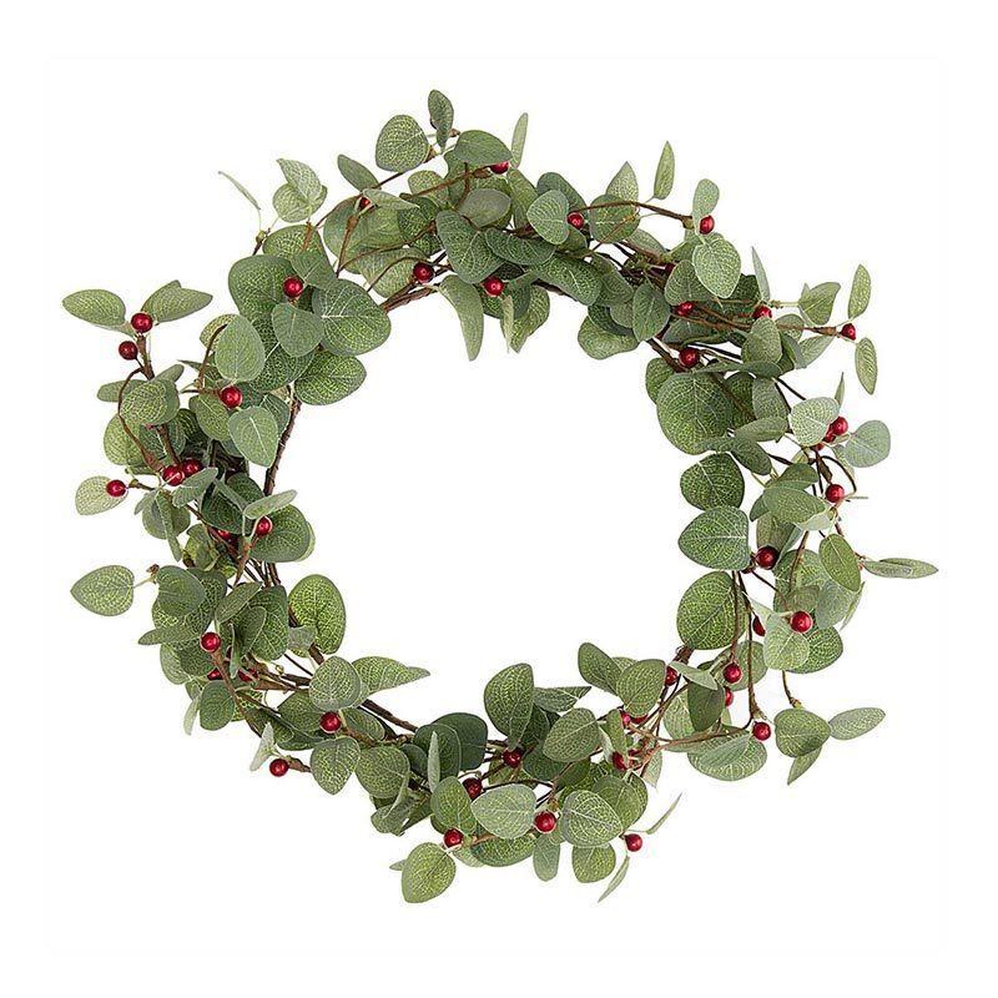 RICO DESIGN Couronne de baies rouges Ø 25,5 cm