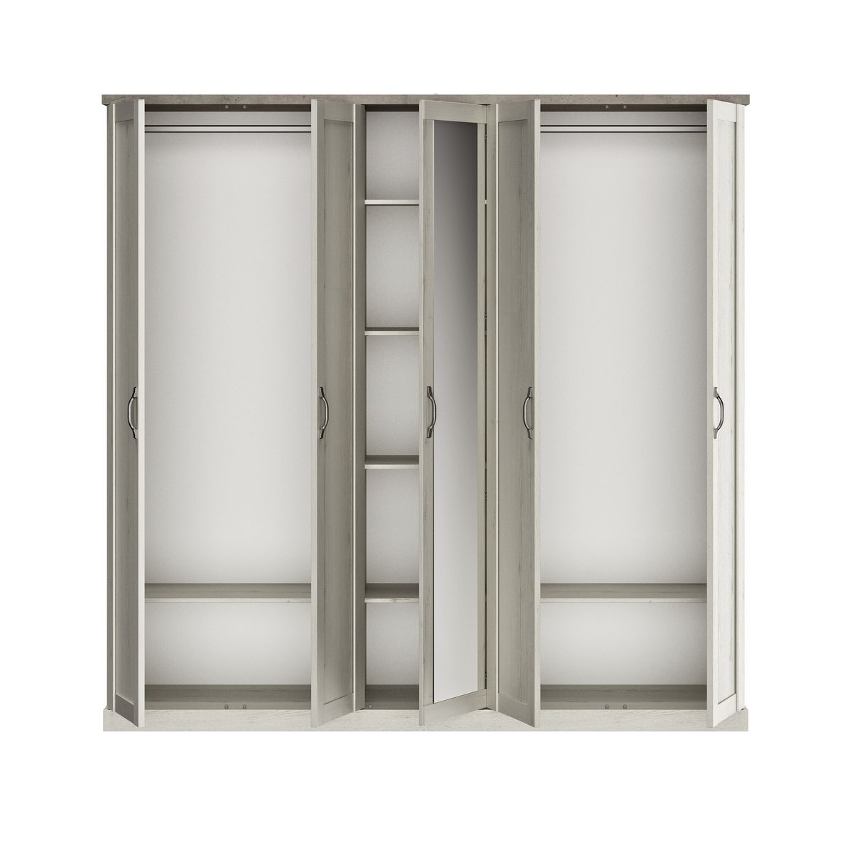 Armoire 5 portes L230xH226xP60 GENEVE