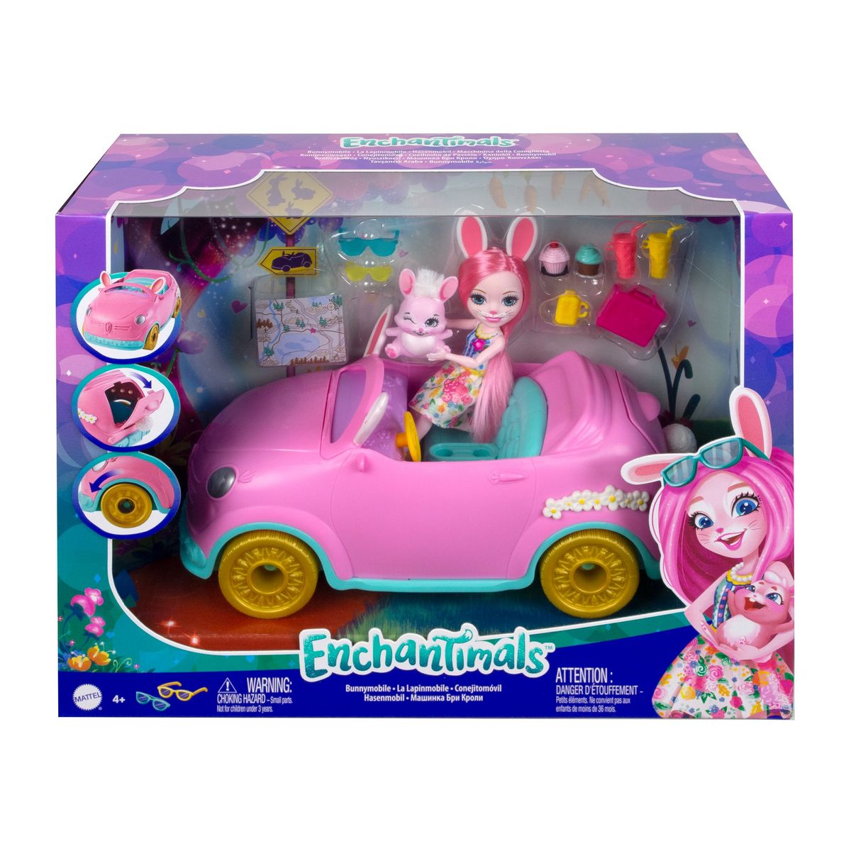 Enchantimals Mini-poupée Enchantimals - Lapin mobile 