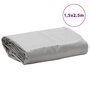 Voir la diapositive 6 : VIDAXL Bache gris 1,5x2,5 m 600 g/m²