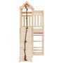 Voir la diapositive 4 : VIDAXL Maisonnette de jeu avec mur d'escalade bois massif de pin