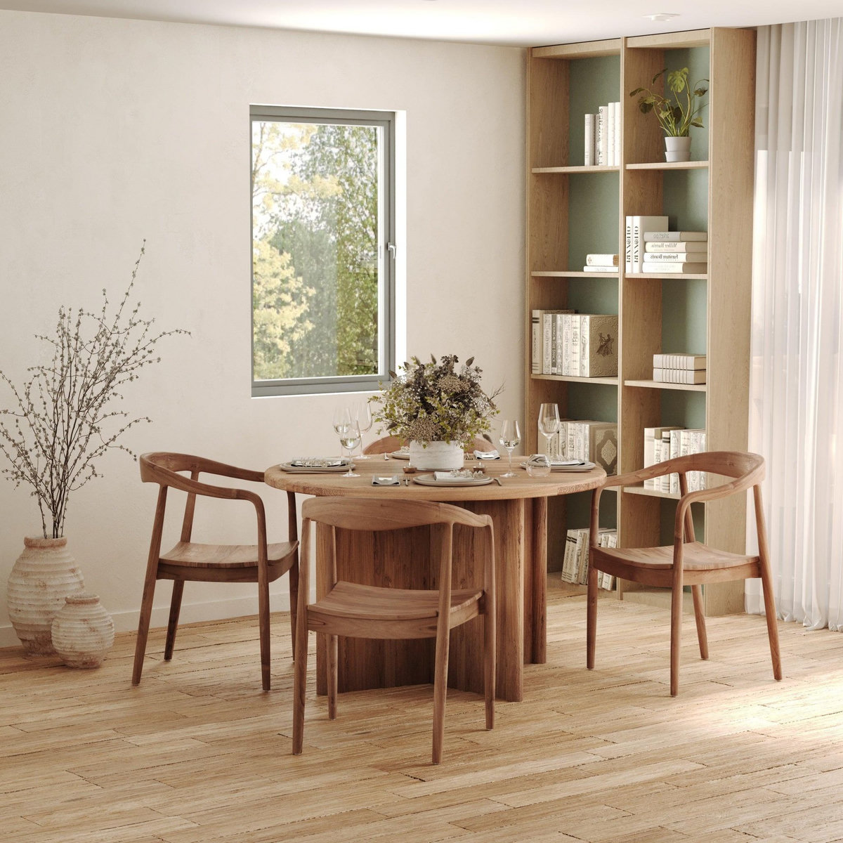 Rendez vous déco Chaise en bois de teck - Lombok