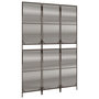 Voir la diapositive 4 : VIDAXL Cloison de separation 3 panneaux marron resine tressee