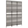 Voir la diapositive 4 : VIDAXL Cloison de separation 3 panneaux marron resine tressee