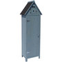 Voir la diapositive 1 : Habitat et Jardin Armoire de jardin  Cabanon  - 77 x 54.5 x 179 cm - Bleu ciel