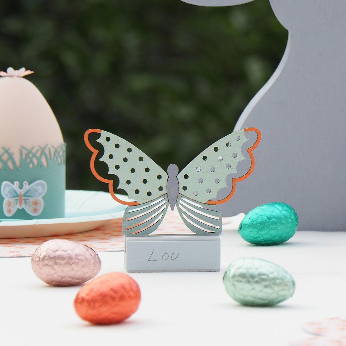 Artemio Marques place en bois papillons