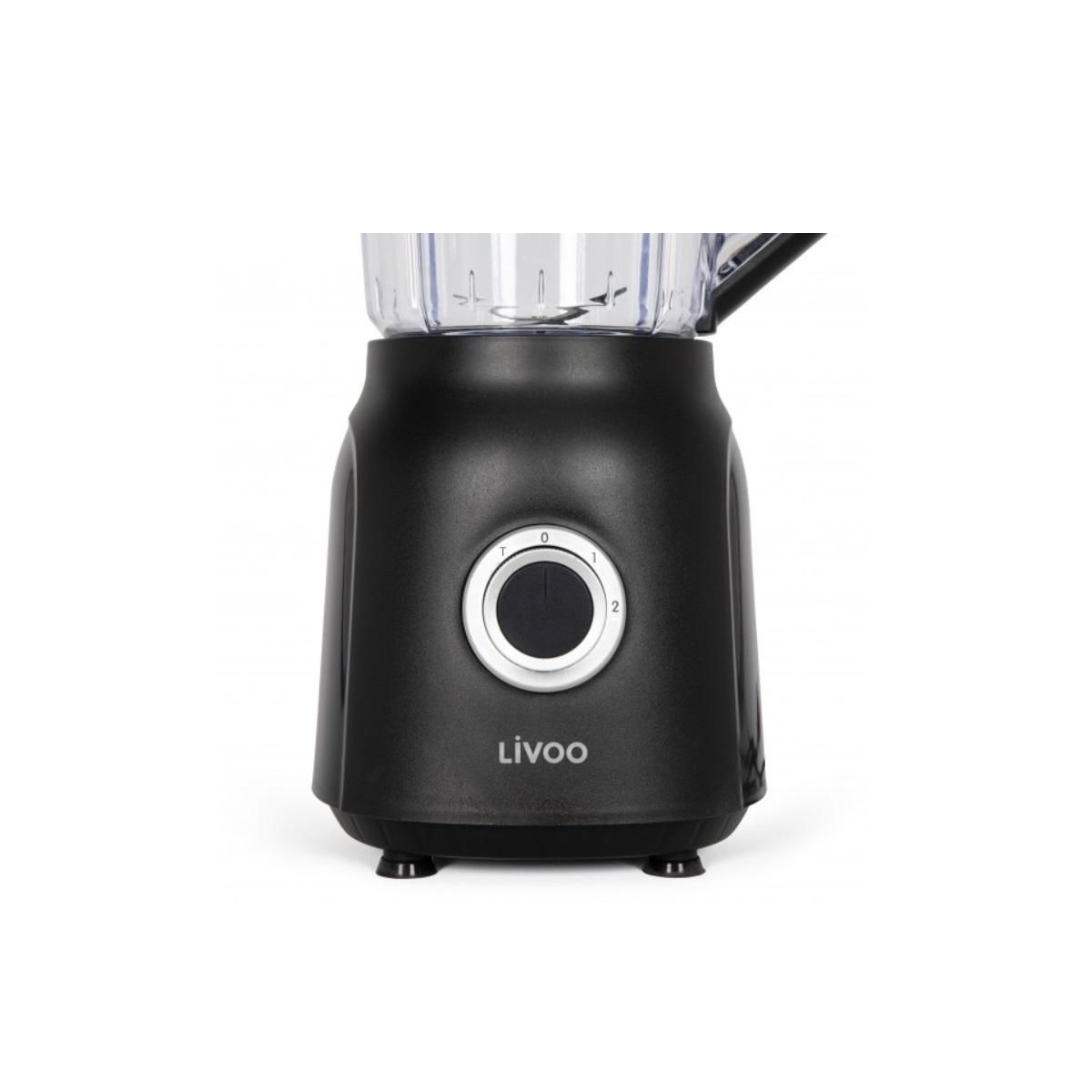 LIVOO Blender 1.5l 600w inox noir - DOP242N