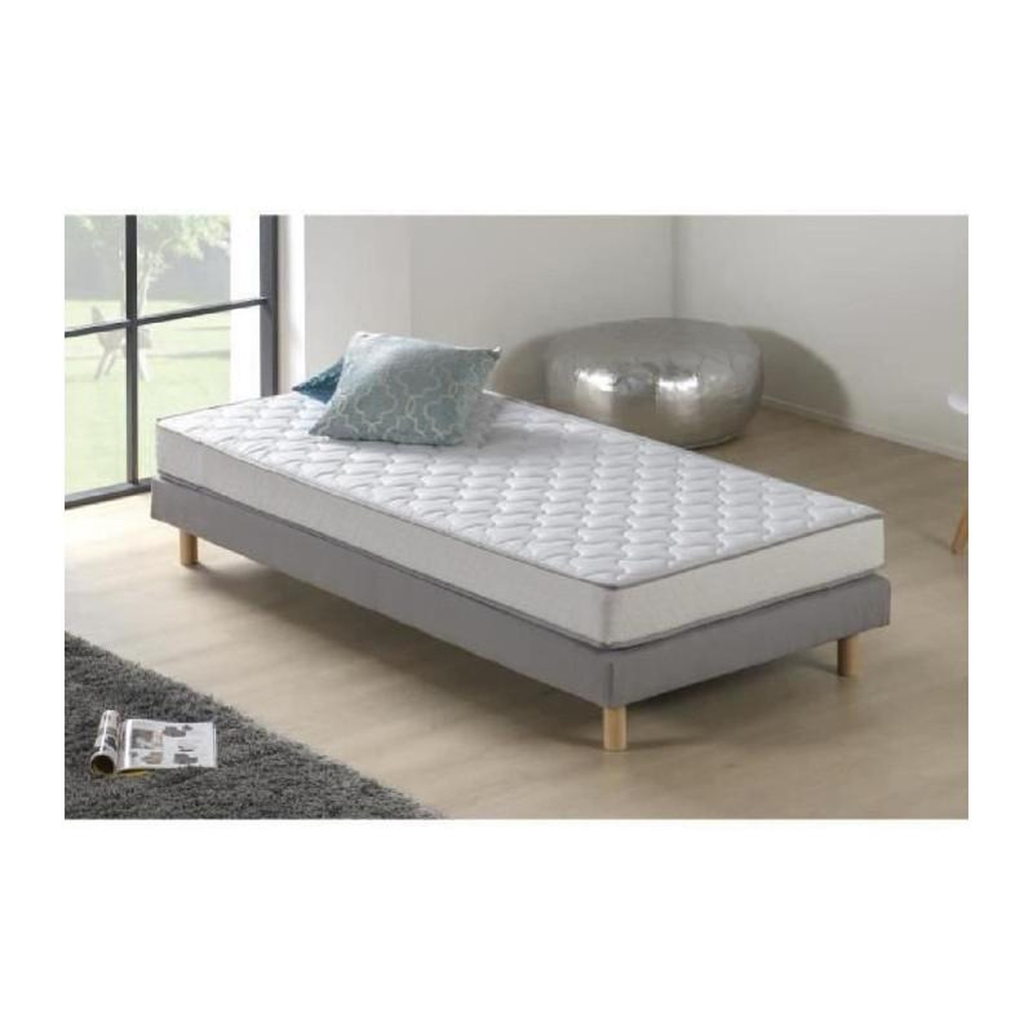 FINLANDEK FINLANDEK Matelas 90 x 190  - Mousse - 14 cm - Ferme - HAHTUVA